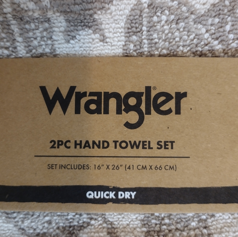 WRANGLER TOWEL SET X 4 NEW WANGLER HAND TOWEL SET WRANGLER BATH TOWEL SET - Picture 9 of 10